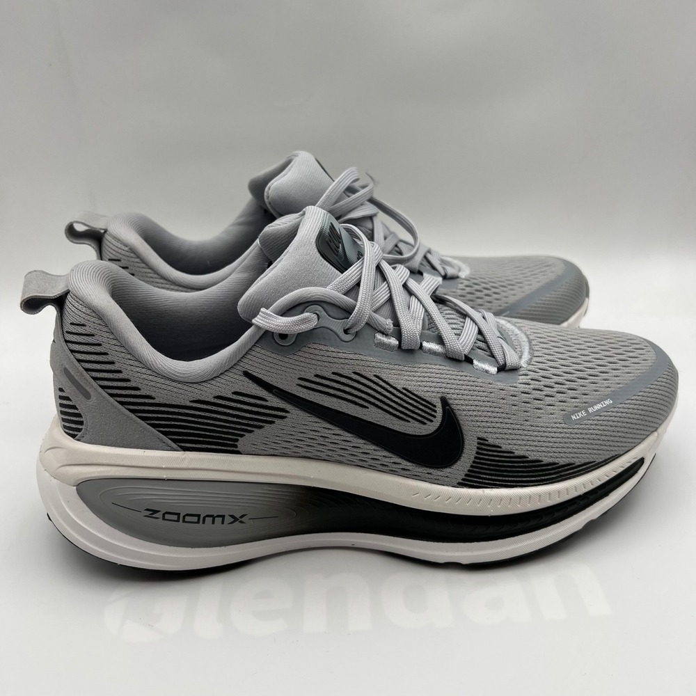 Nike Vomero 18 Running Shoes Mens 7 Grey Black Mesh ZoomX Athletic Sneakers